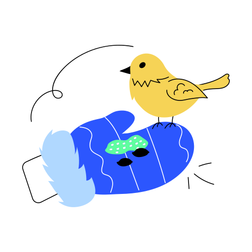 Кормушка для птиц Generic Sticker Color Lineal Color иконка
