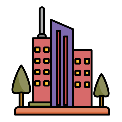 rascacielos Generic color lineal-color icono
