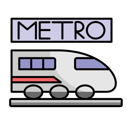 metro Generic color lineal-color icono