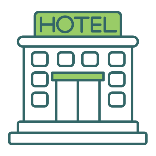 hotel Generic color lineal-color icono