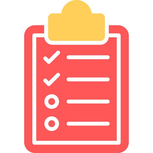 Checklist Generic color fill icon