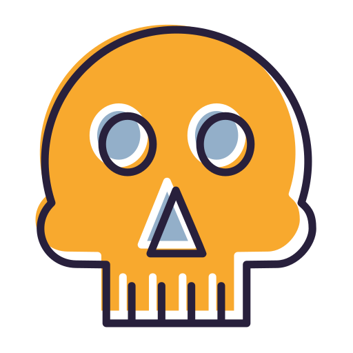 頭蓋骨 Generic color lineal-color icon