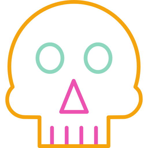 頭蓋骨 Generic color outline icon