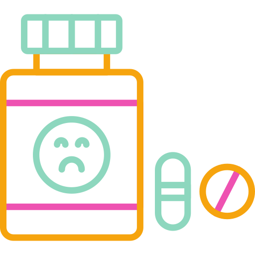 Antidepressant Generic color outline icon