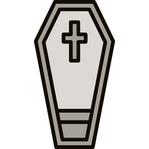 Гроб Generic color lineal-color иконка