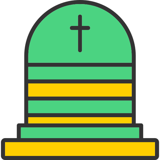 Death Generic color lineal-color icon