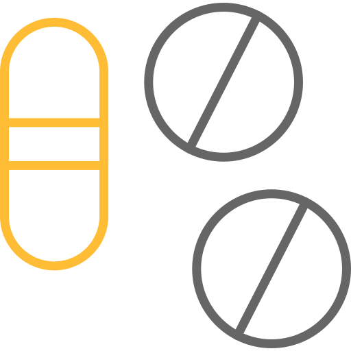 薬物 Generic color outline icon