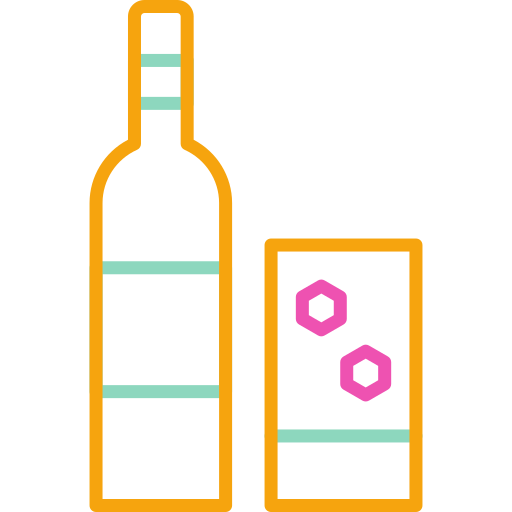 alcohol Generic color outline icoon