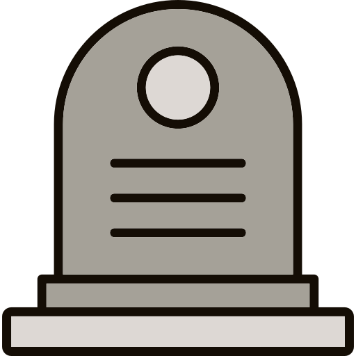 무덤 Generic color lineal-color icon