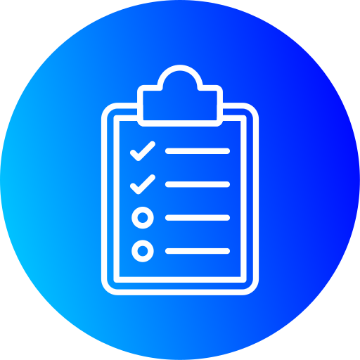 Checklist Generic gradient fill icon