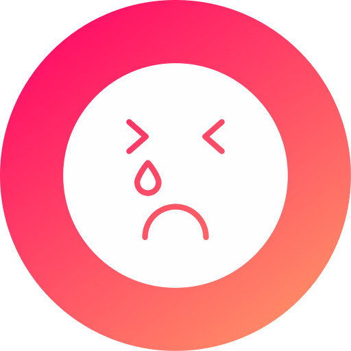 Crying Generic gradient fill icon