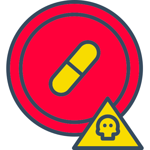 Overdose Generic color lineal-color icon