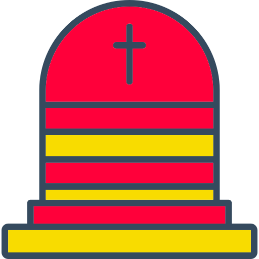 Death Generic color lineal-color icon