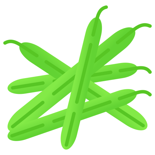 grüne bohnen Generic gradient fill icon