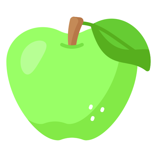 Green apple Generic color fill icon