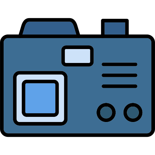fotocamera posteriore Generic color lineal-color icona