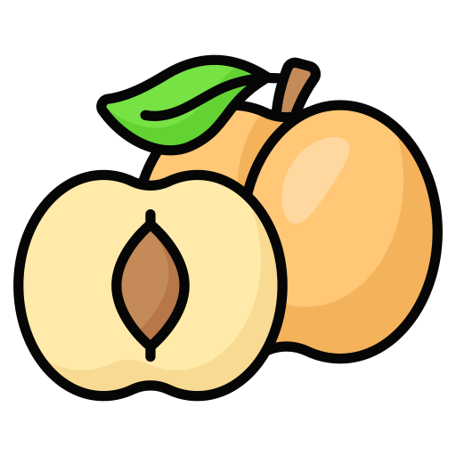 Apricot Generic color lineal-color icon