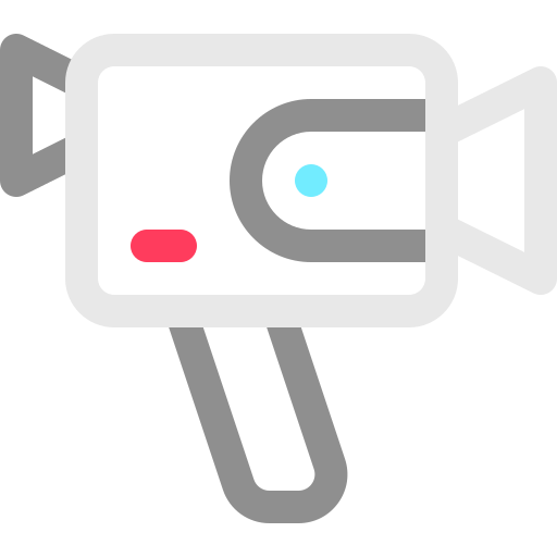 ビデオカメラ Basic Rounded Lineal Color icon
