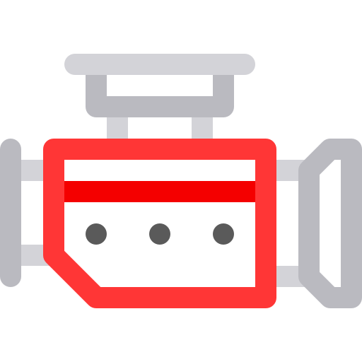 motor Basic Rounded Lineal Color icon