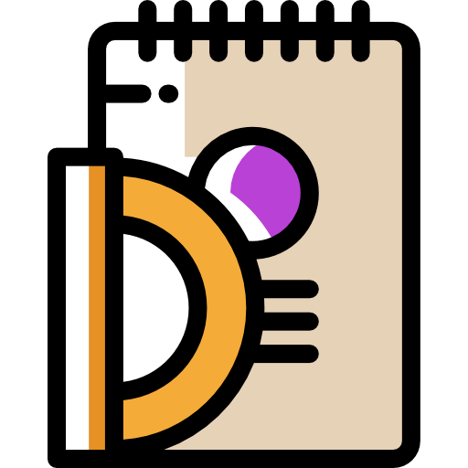메모 Detailed Rounded Color Omission icon