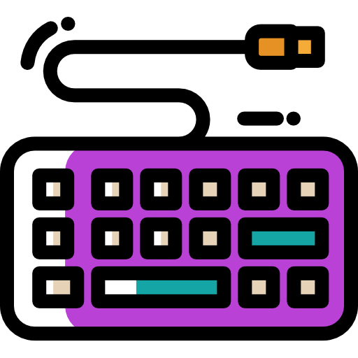 キーボード Detailed Rounded Color Omission icon