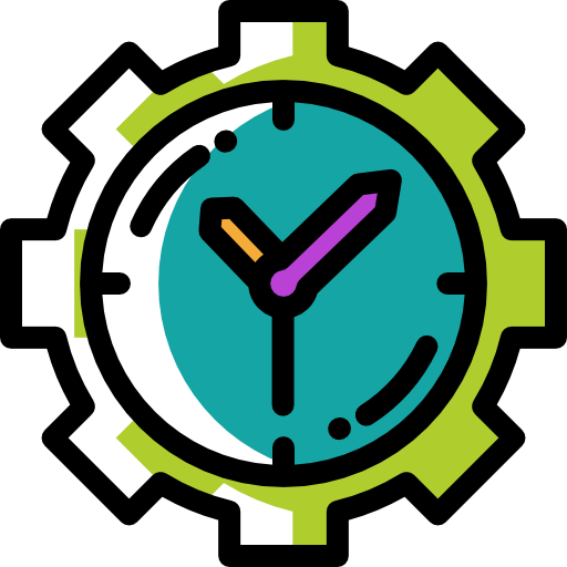 時計 Detailed Rounded Color Omission icon