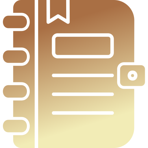 Journal Generic gradient fill icon