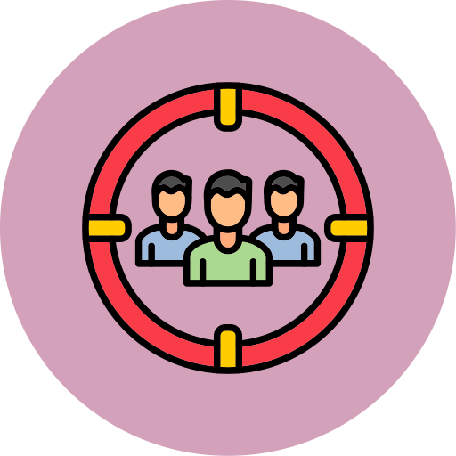 Focus group Generic color lineal-color icon