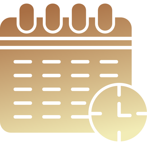 Schedule Generic gradient fill icon