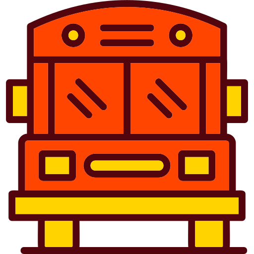 School bus Generic color lineal-color icon