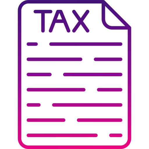Tax Generic gradient outline icon