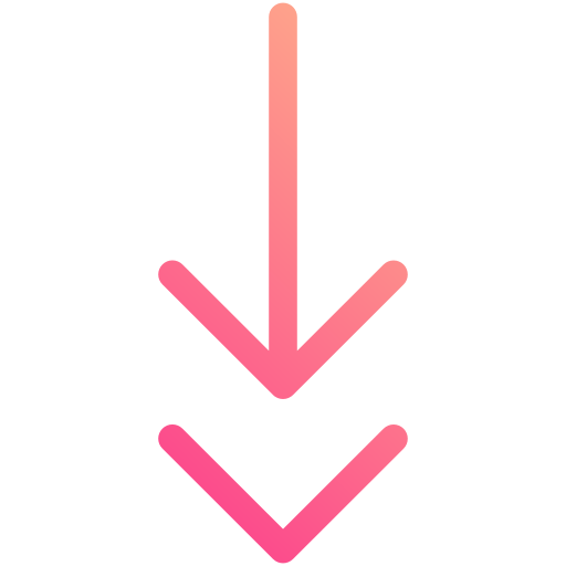 아래쪽 화살표 Generic gradient outline icon