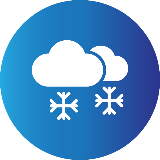 Snowing Generic gradient fill icon