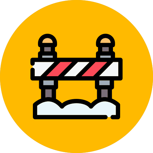 Road block Generic color lineal-color icon