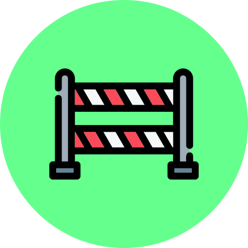 Road blockade Generic color lineal-color icon