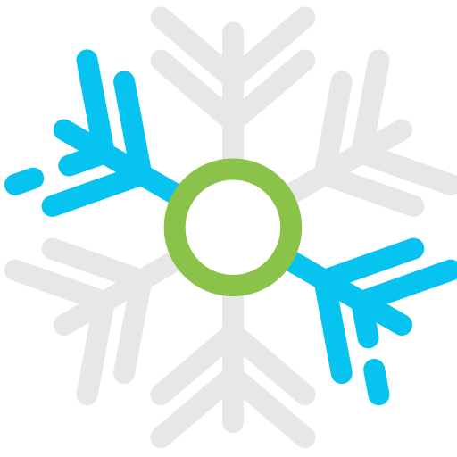 płatek śniegu Generic color outline ikona