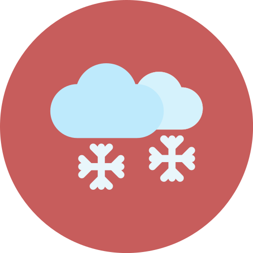 Snowing Generic color fill icon