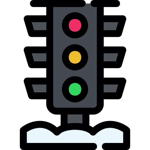 semáforo Generic color lineal-color icono