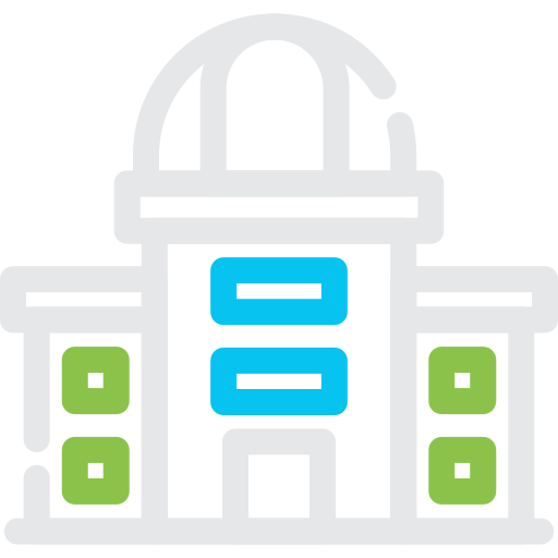 City hall Generic color outline icon