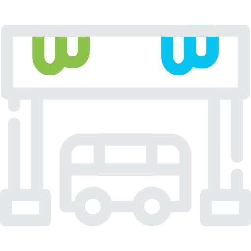 parada de autobús Generic color outline icono