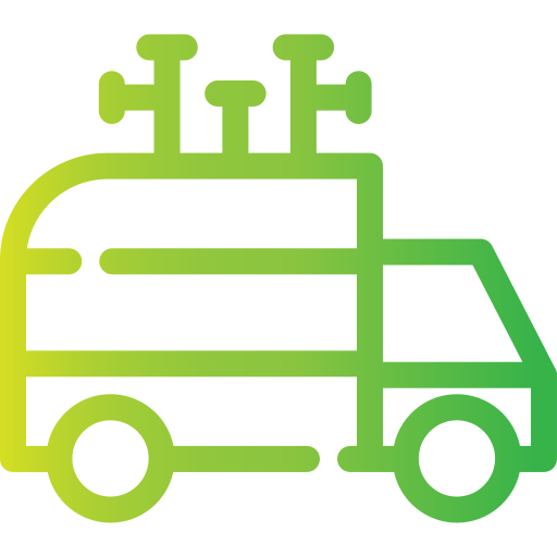 camion delle consegne Generic gradient outline icona