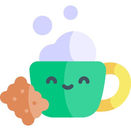 kaffeetasse Kawaii Flat icon