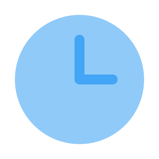 Clock Generic color fill icon