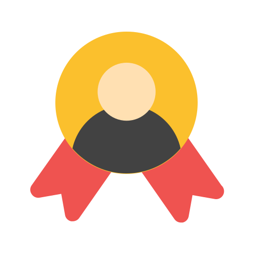Employee of the month Generic color fill icon