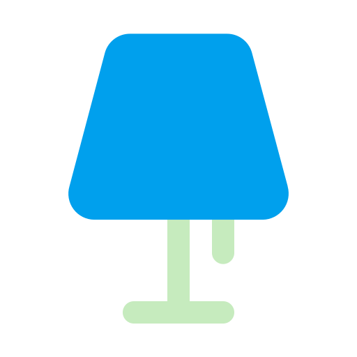lamp bureau Generic color fill icoon