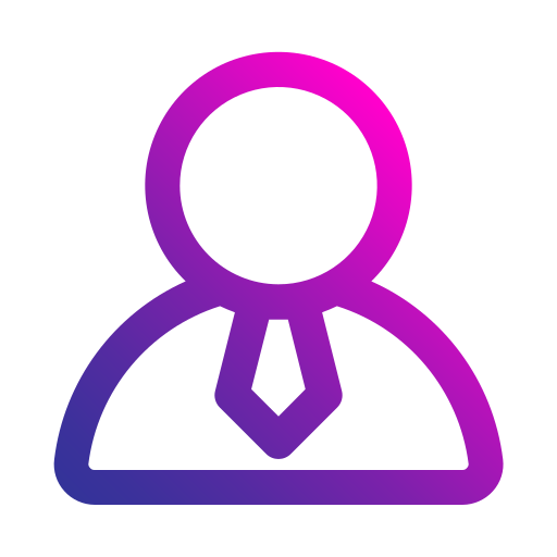 Office worker Generic gradient outline icon