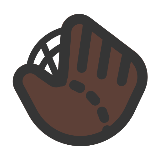 Baseball glove Generic color lineal-color icon