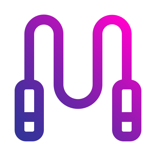 Jumping rope Generic gradient outline icon