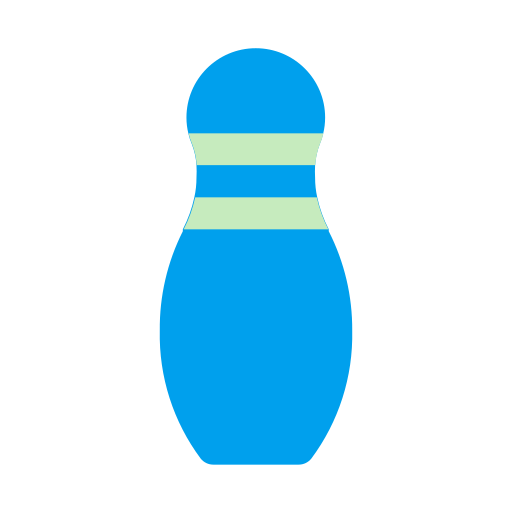 Bowling pins Generic color fill icon