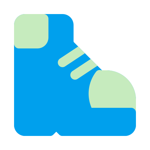 Hiking boots Generic color fill icon